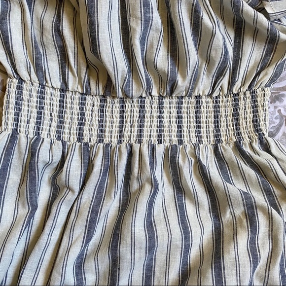 NEW Rachel Roy Jacinta Stripe Linen Blend Dress - Picture 9 of 9